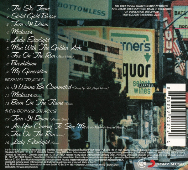 Sweet* : Desolation Boulevard (CD, Album, RE, RM, Dig)