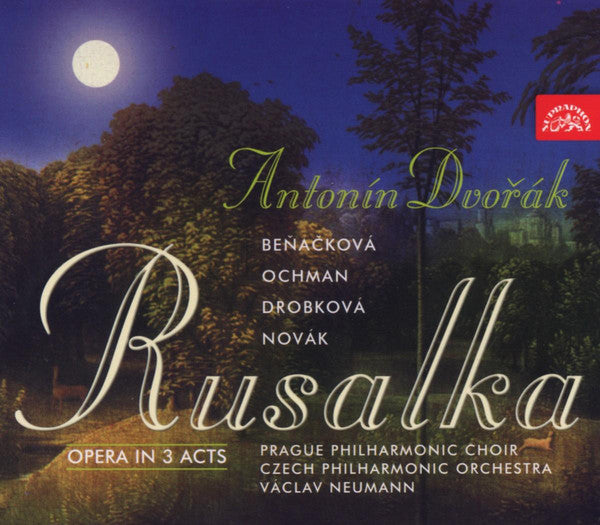 Antonín Dvořák - Gabriela Beňačková, Wiesław Ochman, Drahomíra Drobková, Richard Novák, Prague Philharmonic Chorus, The Czech Philharmonic Orchestra, Václav Neumann : Rusalka (3xCD, Album, RE + Box, Sli)