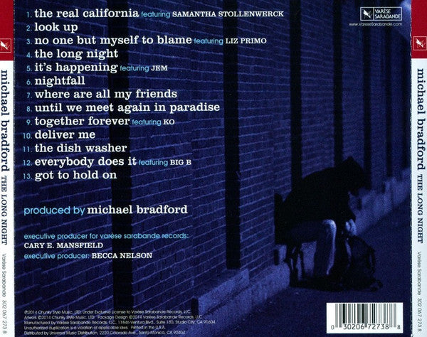 Michael Bradford : The Long Night (CD, Album)