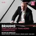 Johannes Brahms, Nicholas Angelich, Renaud Capuçon, Gautier Capuçon, Gérard Caussé, Paavo Järvi : Piano Concerto; Piano Works; Chamber Music (10xCD, Comp + Box)
