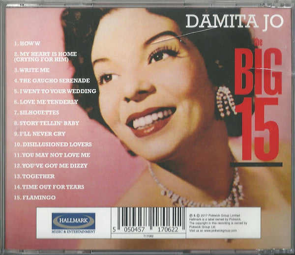 Damita Jo With Steve Gibson and the Red Caps : The Big 15 (CD, Album, RE)