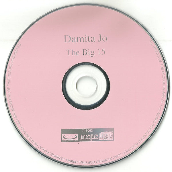 Damita Jo With Steve Gibson and the Red Caps : The Big 15 (CD, Album, RE)