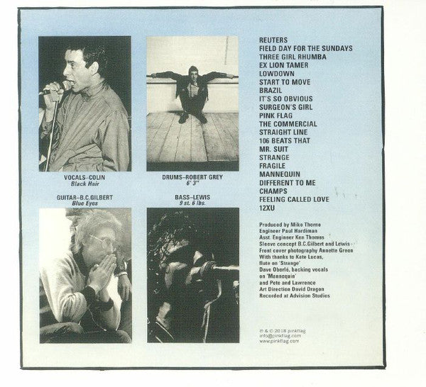 Wire : Pink Flag (CD, Album, RE, RM, Dig)