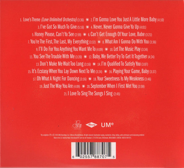 Barry White : Love's Theme (The Best Of The 20th Century Records Singles) (CD, Comp, Car)