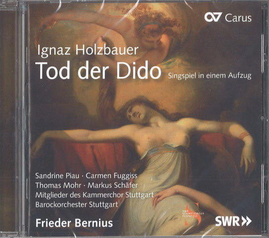 Ignaz Jakob Holzbauer - Sandrine Piau, Carmen Fuggiss, Thomas Mohr (2), Markus Schäfer (5), Kammerchor Stuttgart, Barockorchester Stuttgart, Frieder Bernius : Tod Der Dido (Singspiel In Einem Aufzug) (CD)