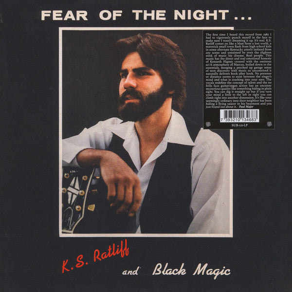 K.S. Ratliff and Black Magic : Fear Of The Night (LP, Album, Ltd, RE)