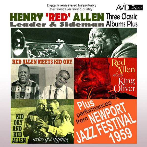 Henry "Red" Allen : Leader & Sideman - Three Classic Albums Plus (2xCD, Comp, RM)