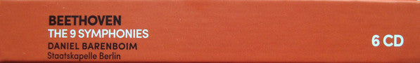 Beethoven* / Daniel Barenboim, Staatskapelle Berlin : The 9 Symphonies  (6xCD, Album, RE, Car + Box, RE)