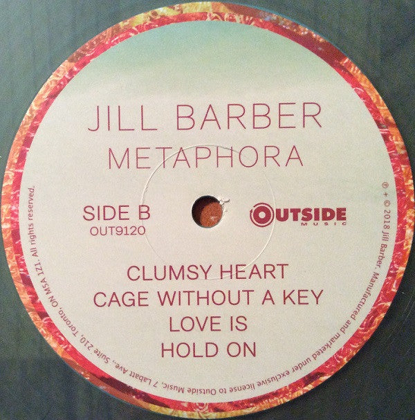 Jill Barber : Metaphora (LP, Album, Blu)