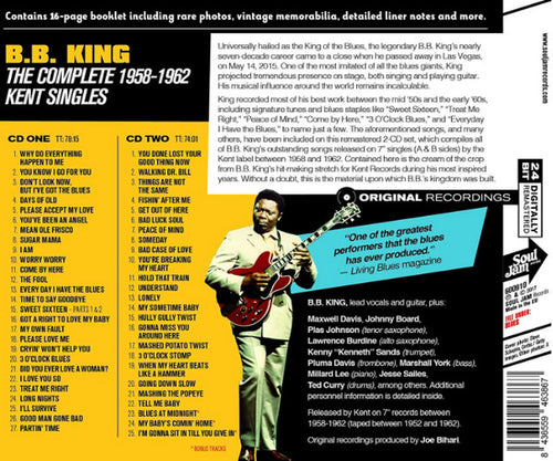 B.B. King : The Complete 1958 - 1962 Kent Singles (2xCD, Comp, RM)