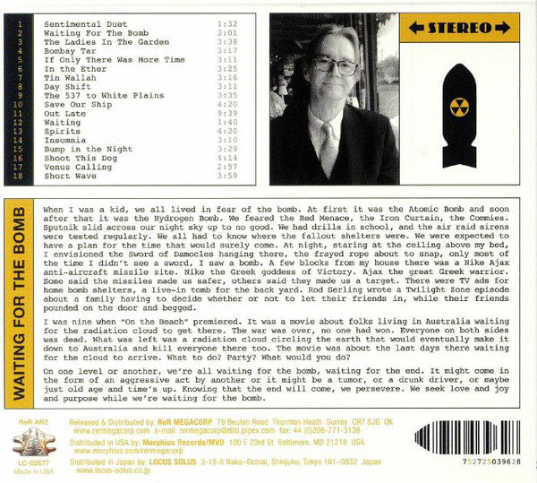 Allen Ravenstine : Waiting For The Bomb (CD, Album)