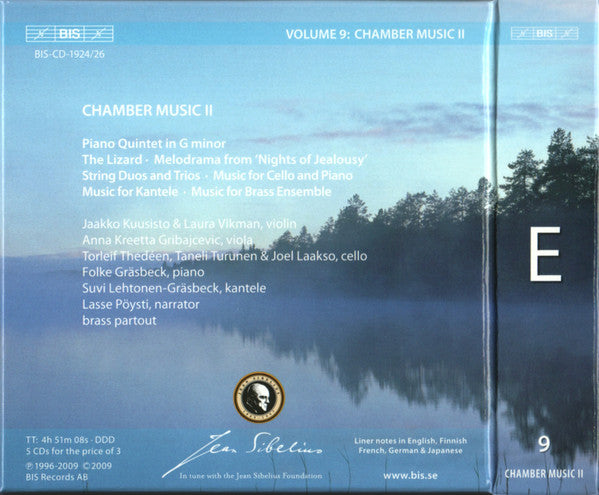 Sibelius* : Chamber Music II (5xCD, Comp + Box)