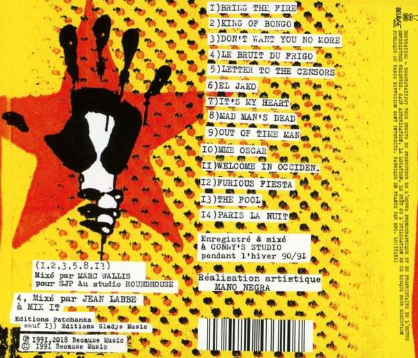 Mano Negra : King Of Bongo (CD, Album, RE)