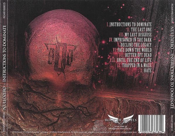 Null'O'Zero : Instructions To Dominate (CD, Album)