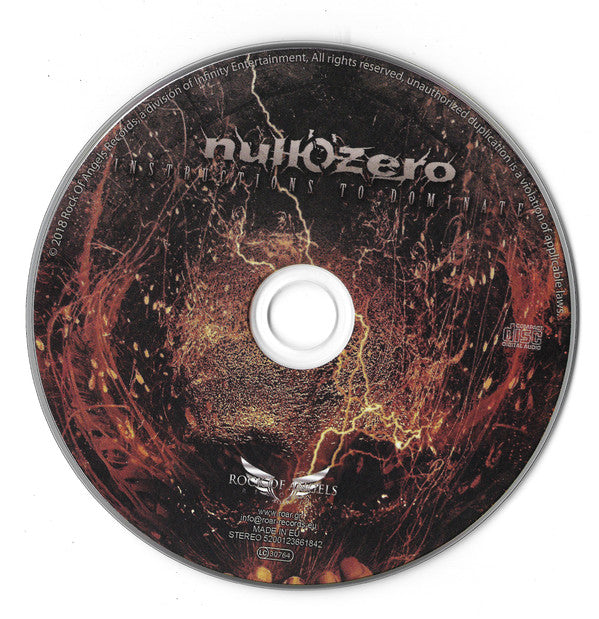 Null'O'Zero : Instructions To Dominate (CD, Album)