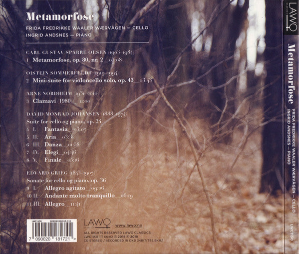Frida Fredrikke Waaler Wærvågen, Ingrid Andsnes : Metamorfose (CD, Album)