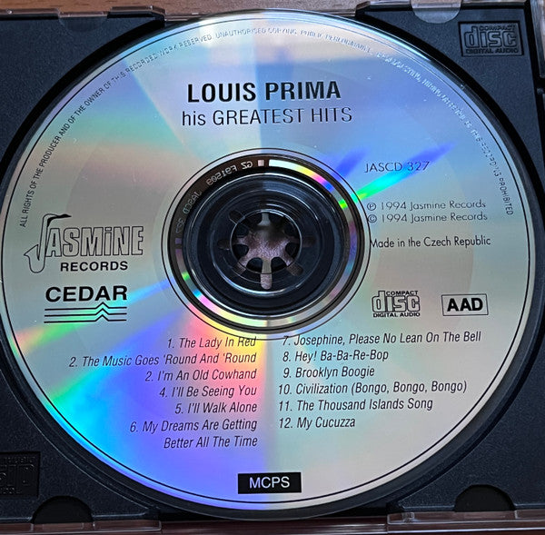 Louis Prima : His Greatest Hits (CD, RE)