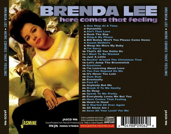 Brenda Lee : Here Comes That Feeling (CD, Comp, Mono, RM)