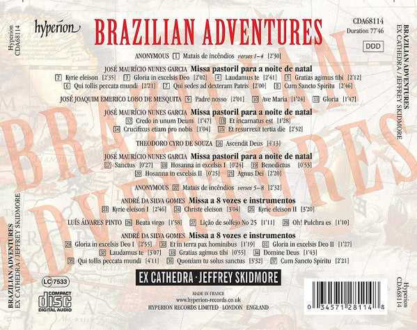 Ex Cathedra (2), Jeffrey Skidmore : Brazilian Adventures (CD, Album)