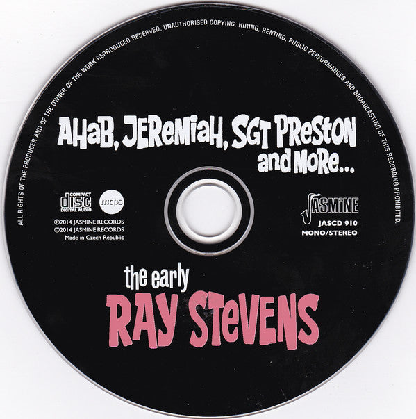 Ray Stevens : Ahab, Jeremiah, Sgt Preston And More ... The Early Ray Stevens (CD, Comp, Mono)