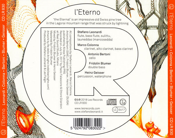 Stefano Leonardi (3) • Marco Colonna • Antonio Bertoni • Fridolin Blumer • Heinz Geisser : L'Eterno (CD, Album)