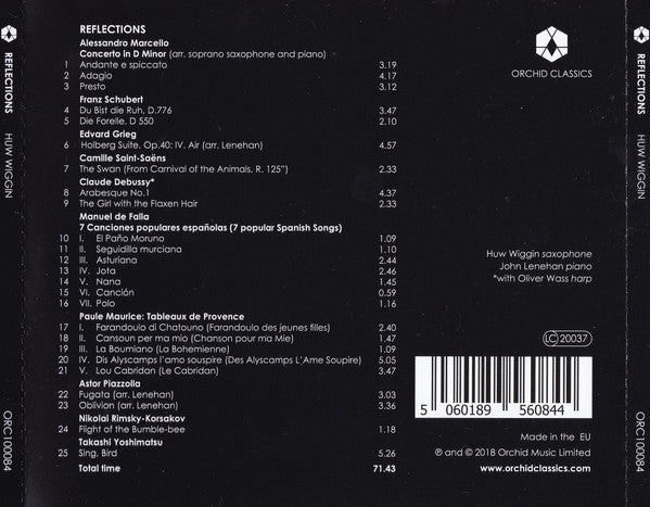 Huw Wiggin : Reflections (CD, Album)