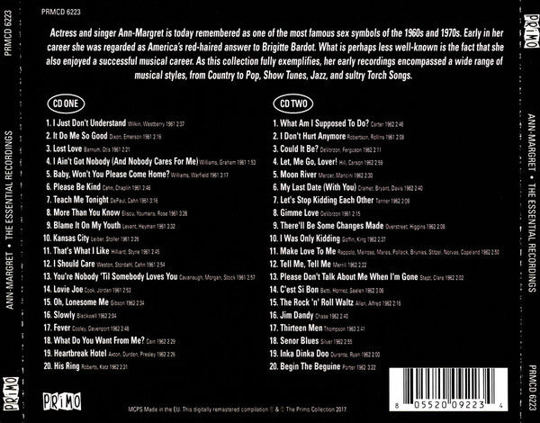 Ann Margret : The Essential Recordings (2xCD, Comp)