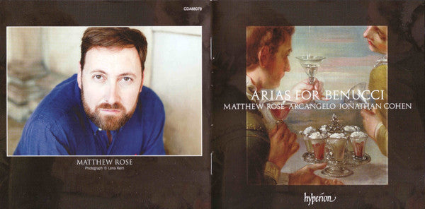 Matthew Rose (3), Arcangelo, Jonathan Cohen (7) : Arias For Benucci (CD, Album)