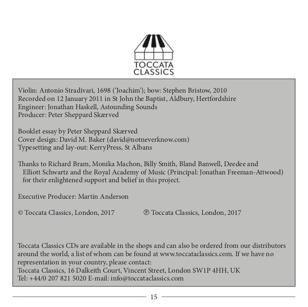 Giuseppe Tartini, Peter Sheppard : 30 Sonate Piccole For Solo Violin, Vol. 4 - Sonatas Nos. 19-24 (CD, Album)