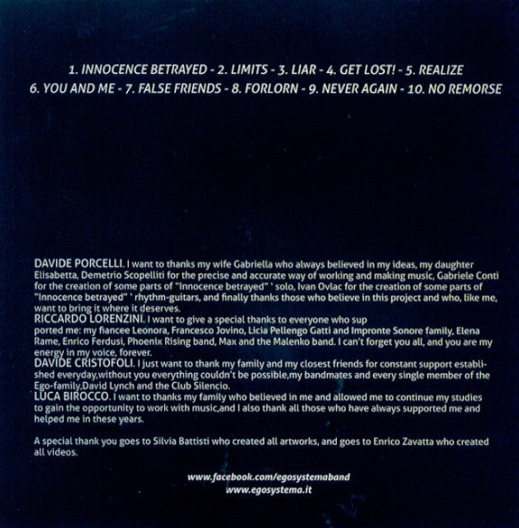 Egosystema : Change Reality (CD, Album)