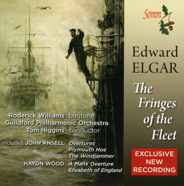 Sir Edward Elgar, Tom Higgins (4), Guildford Philharmonic Orchestra : The Fringes Of Fleet (CD, Album)