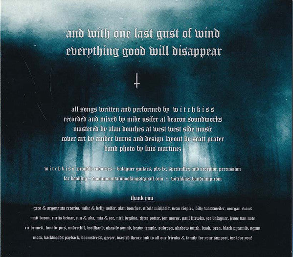 Witchkiss : The Austere Curtains Of Our Eyes (CD, Album)