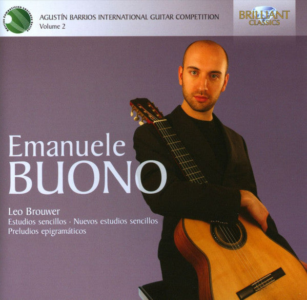 Emanuele Buono, Leo Brouwer : Estudios Sencillos, Nuevo Estudios Sencillos, Preludios Epigramáticos (CD, Album)