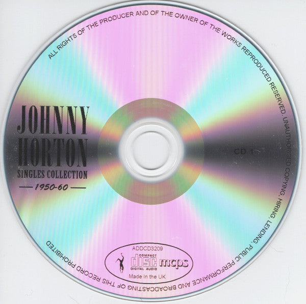 Johnny Horton : The Johnny Horton Singles Collection 1950-60 (2xCDr, Comp)