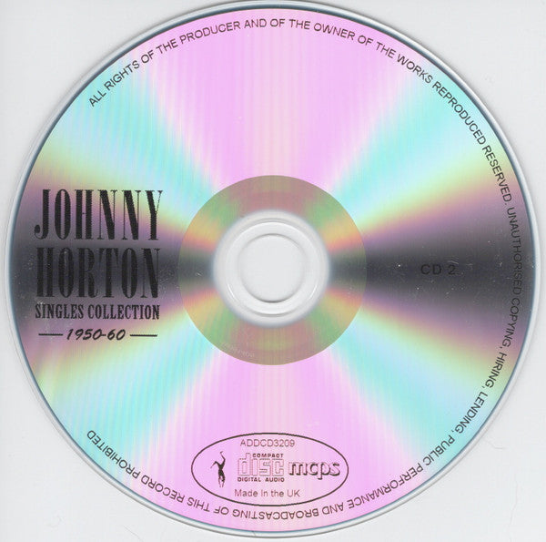 Johnny Horton : The Johnny Horton Singles Collection 1950-60 (2xCDr, Comp)