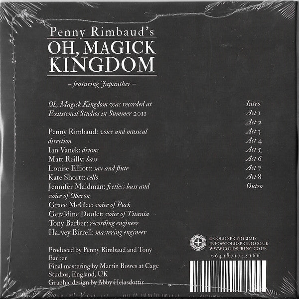 Penny Rimbaud : Oh Magick Kingdom (CD, RE)