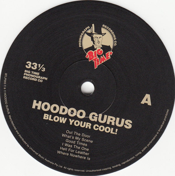 Hoodoo Gurus : Blow Your Cool! (LP, Album, RE, RM, Whi)