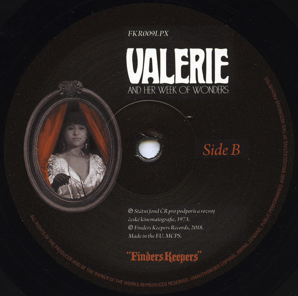 Luboš Fišer : Valerie And Her Week Of Wonders - Original Soundtrack By Luboš Fišer (LP, Album, RE, RM)