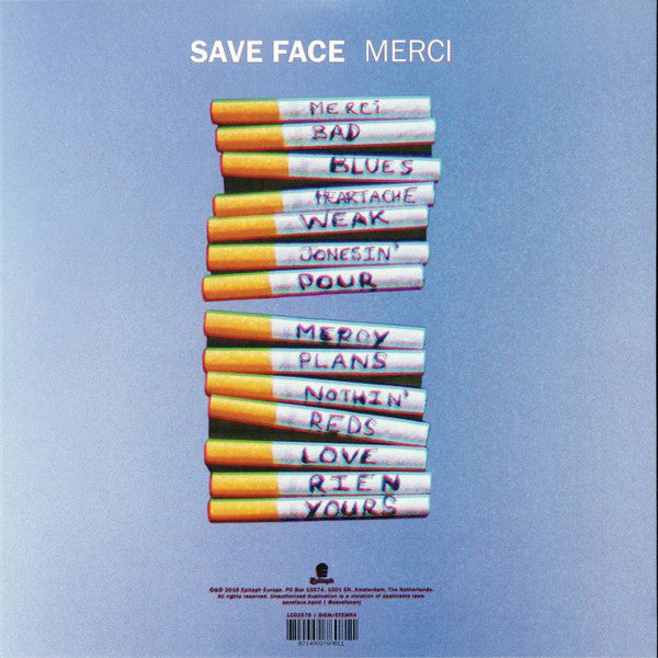 Save Face : Merci (LP)
