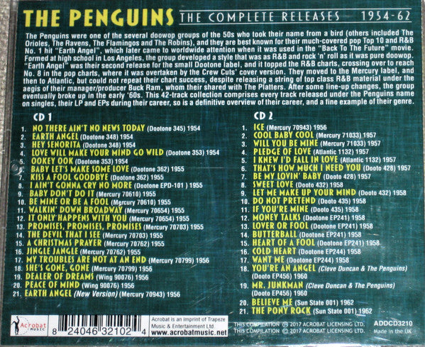 The Penguins : The Complete Releases 1954-62 (2xCDr, Comp)