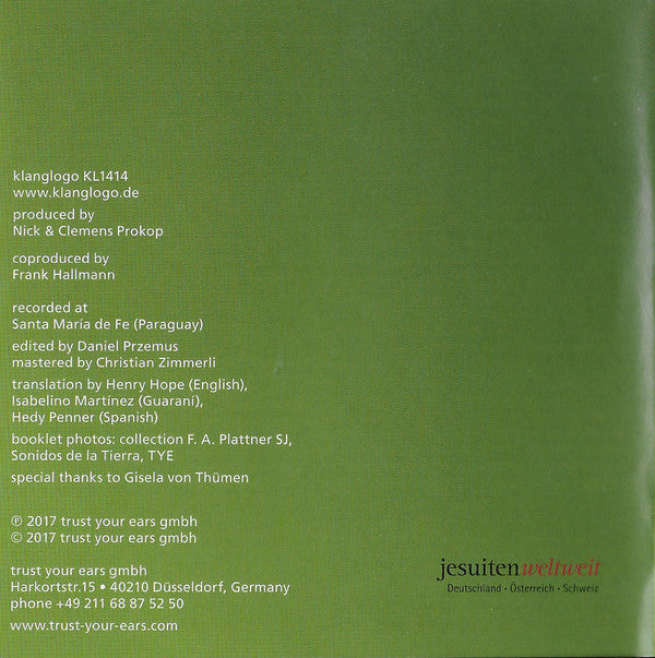 Luis Szaran, Sonidos De Paraquaria : Jungle Baroque (Music From A Golden Era) (CD)
