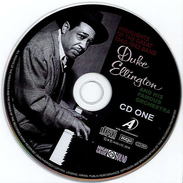 Duke Ellington : Highlights Of The Great 1940-1942 Band (2xCD, Comp)
