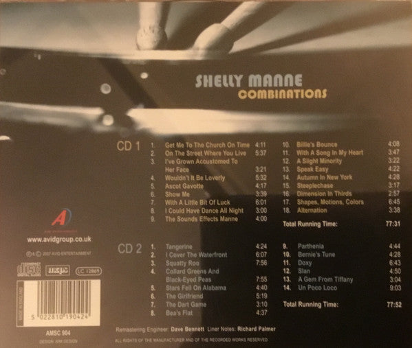 Shelly Manne : Combinations (2xCD, Comp, Mono)