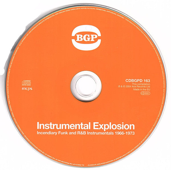 Various : Instrumental Explosion (Incendiary Funk And R&B Instrumentals 1966-1973) (CD, Comp, Mono)