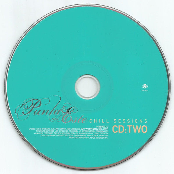 Various : Punta Del Este [Chill Sessions] (Essential Downtempo Poolside Listening) (2xCD, Comp)