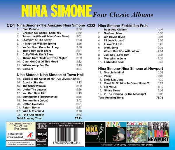 Nina Simone : Four Classic Albums (2xCD, Comp, RM)