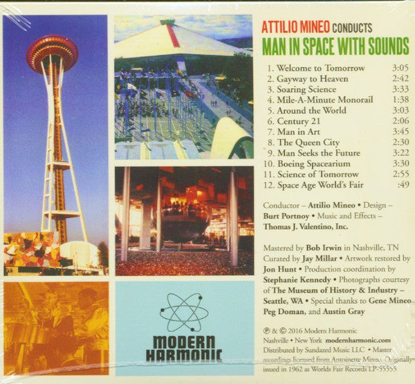 Attilio Mineo : Man In Space With Sounds (CD, Album, Mono, RE, RM)