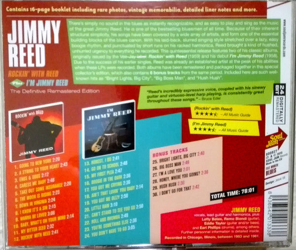 Jimmy Reed : Rockin' With Reed + I'm Jimmy Reed (CD, Comp, RM)