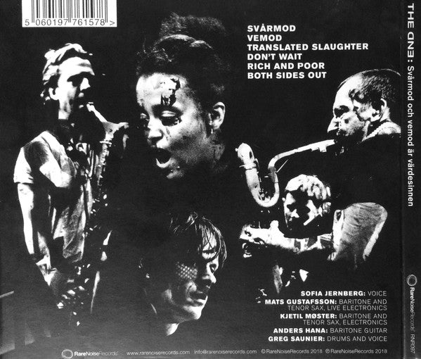 The End (72) : Svårmod Och Vemod Är Värdesinnen (CD, Album)