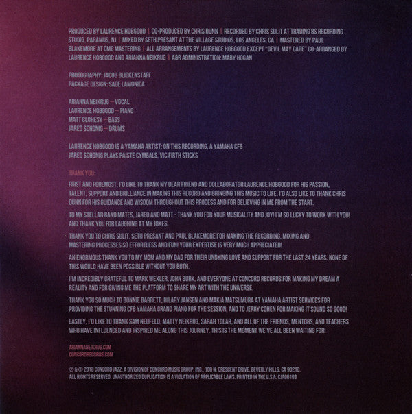 Arianna Neikrug : Changes (CD, Album)